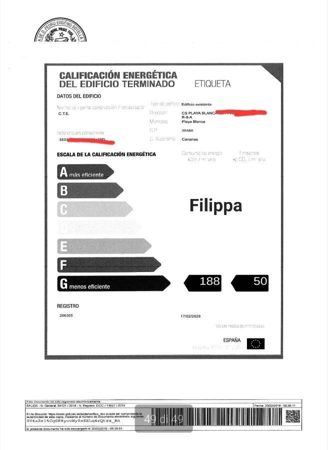 Vivienda Vacacional Filippa بلايا بلانكا المظهر الخارجي الصورة